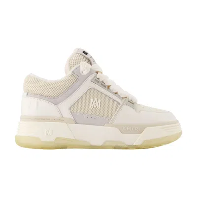 Amiri White Color Block Sneakers In Multi