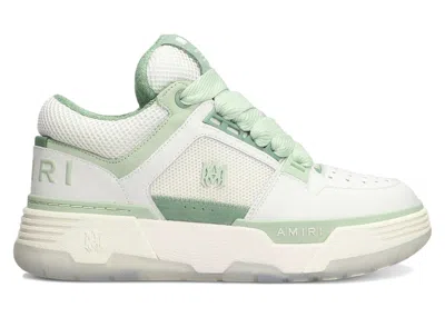 Pre-owned Amiri Ma1 (women's) Sneakers In White/mint In Multi