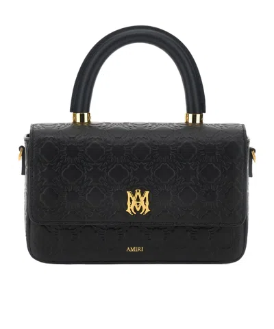 Amiri Magnetic Buckle Shoulder Bag In Black