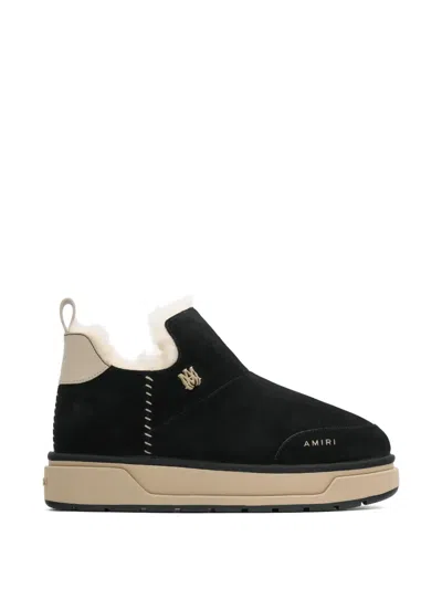 Amiri Malibu Shearling-lined Boots In Black