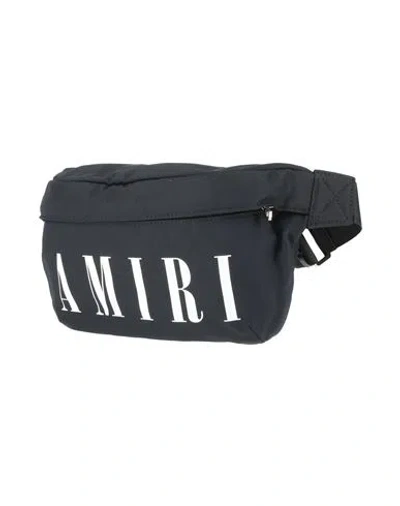 Amiri Man Belt Bag Black Size - Textile Fibers, Leather