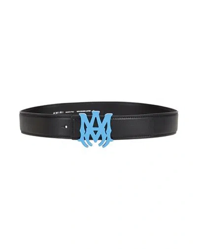 Amiri Man Belt Black Size 32 Leather