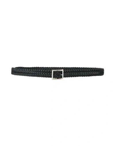 Amiri Man Belt Black Size 38 Leather