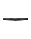Amiri Man Belt Black Size 39.5 Leather In Black