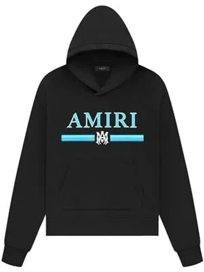 Pre-owned Amiri Man Black Sweater Ps24mjl008 100% Original