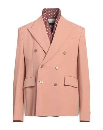 Amiri Man Blazer Salmon Pink Size 40 Viscose