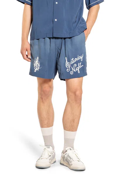 Amiri Man Blue Shorts