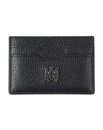 Amiri Man Cardholder Black Size - Leather