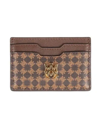 Amiri Man Cardholder Brown Size - Leather