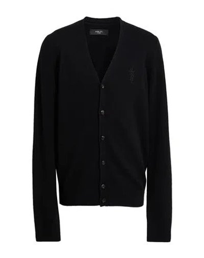 Amiri Man Cardigan Black Size Xxl Cashmere