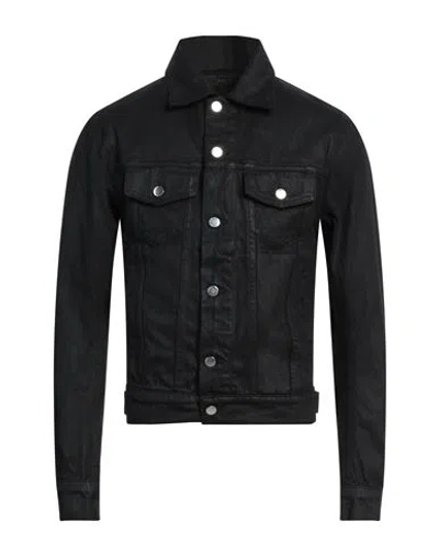 Amiri Man Denim Outerwear Black Size S Cotton