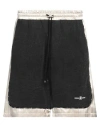 Amiri Man Denim Shorts Black Size S Cotton, Nylon In Black