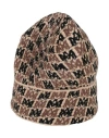 Amiri Man Hat Beige Size Onesize Viscose, Polyamide In Brown