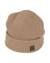 Amiri Man Hat Beige Size Onesize Wool In Brown