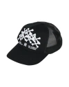 Amiri Men Bones Stacked Trucker Hat In Black