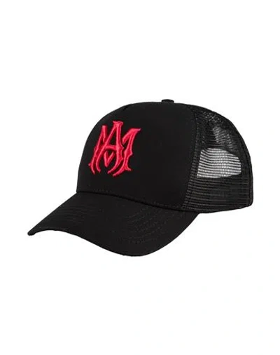 Amiri Man Hat Black Size Onesize Cotton, Polyester