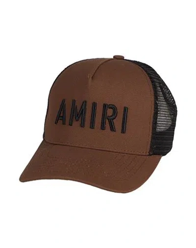 Amiri Man Hat Brown Size 6 ⅞ Cotton, Polyester