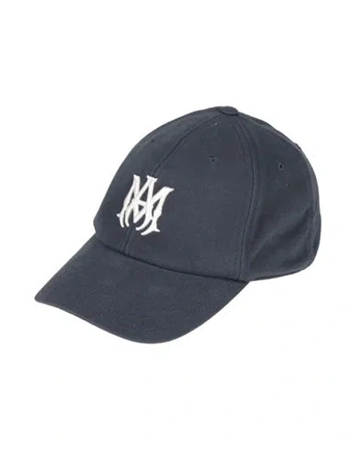 Amiri Man Hat Navy Size Onesize Cotton In Blue