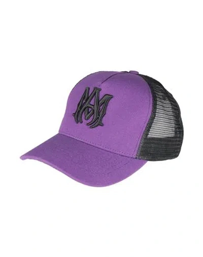 Amiri Purple & Black Embroidered Cap