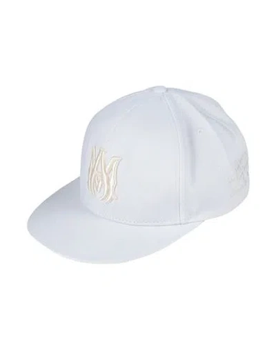 Amiri Man Hat White Size L Cotton