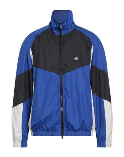 Amiri Man Jacket Bright Blue Size L Polyester