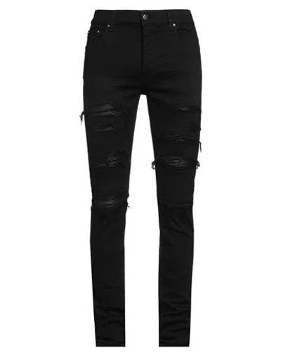 Amiri Man Jeans Black Size 32 Cotton, Elastomultiester, Elastane