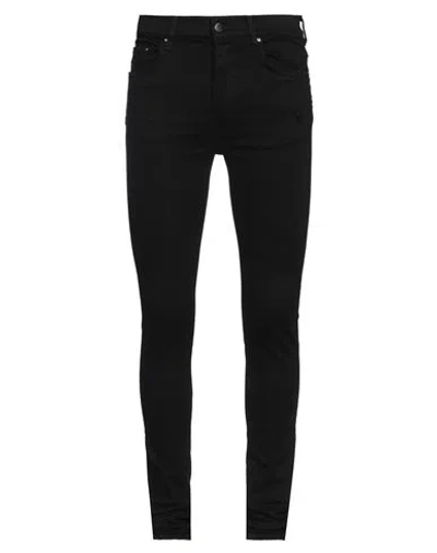 Amiri Man Jeans Black Size 34 Cotton, Elastomultiester, Elastane