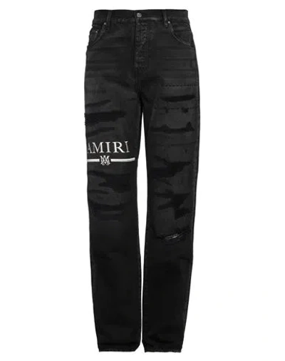 Amiri Man Jeans Black Size 34 Cotton
