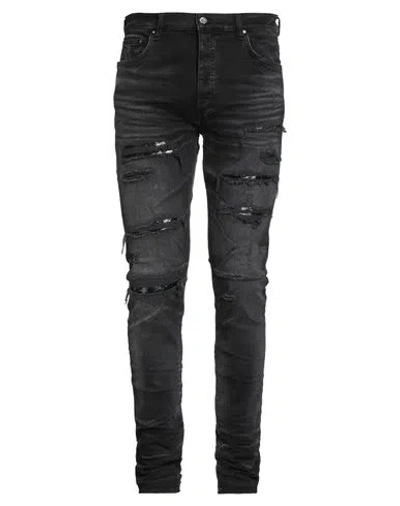 Amiri Man Jeans Black Size 34 Cotton, Elastomultiester, Elastane