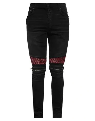 Amiri Man Jeans Black Size 32 Cotton, Elastomultiester, Elastane