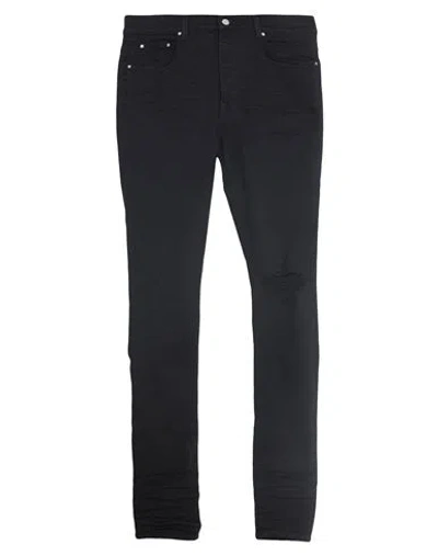 Amiri Man Jeans Black Size 34 Cotton, Elastomultiester, Elastane