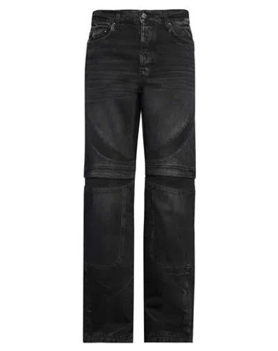 Amiri Man Jeans Black Size 34 Cotton, Polyester