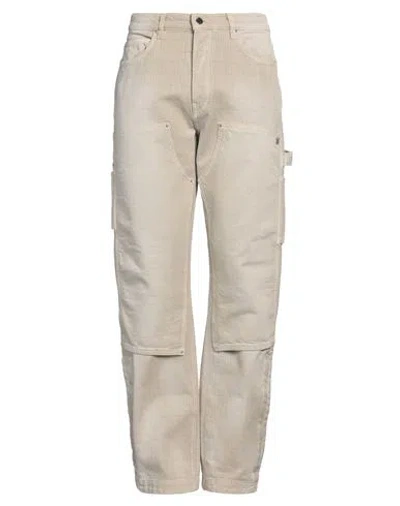Amiri Man Jeans Sand Size 34 Cotton In Beige