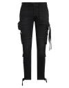 Amiri Man Pants Black Size 33 Cotton, Elastomultiester, Elastane