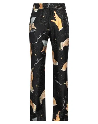 Amiri Man Pants Black Size 34 Silk