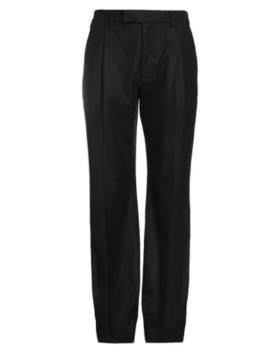 Amiri Man Pants Black Size 36 Wool, Elastane, Nylon