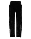 Amiri Crushed Straight Leg Track Pants In Black