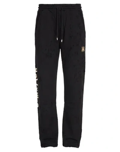 Amiri Man Pants Black Size Xl Cotton
