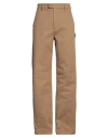 Amiri Man Pants Camel Size 36 Cotton In Beige