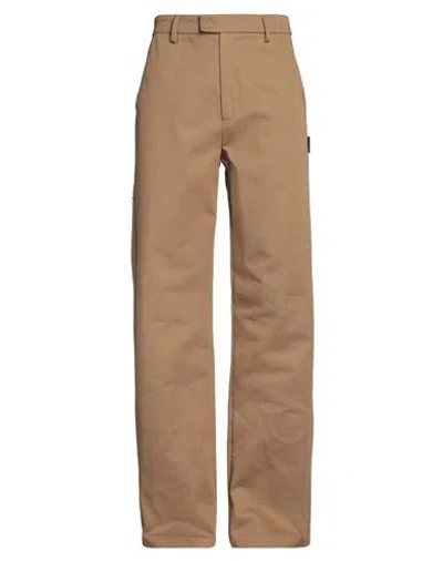 Amiri Man Pants Camel Size 36 Cotton In Beige