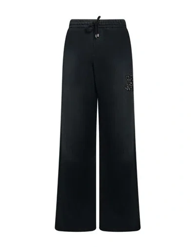 Amiri Man Pants Charcoal Size Xl Cotton In Black