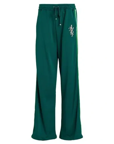 Amiri Man Pants Dark Green Size L Polyester