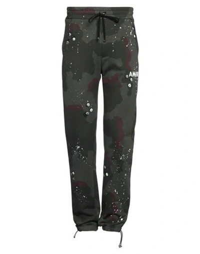 Amiri Man Pants Military Green Size S Cotton