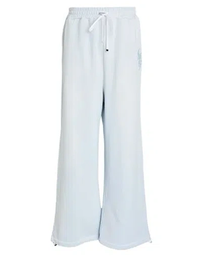 Amiri Man Pants Sky Blue Size L Cotton, Lyocell