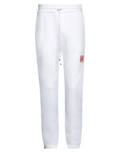 Amiri Man Pants White Size L Cotton
