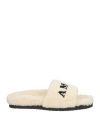 Amiri Man Sandals Cream Size 9 Shearling In White