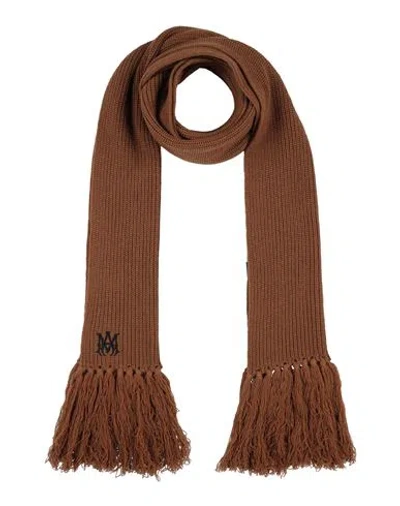 Amiri Man Scarf Brown Size - Cashmere