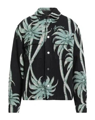 Amiri Man Shirt Black Size L Cotton