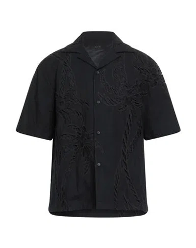 Amiri Man Shirt Black Size L Cotton