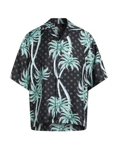 Amiri Man Shirt Black Size L Silk